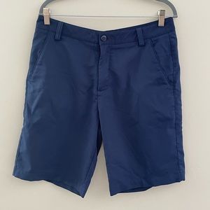 Puma Men’s Golf Tech Shorts Flat Front Navy Size 33